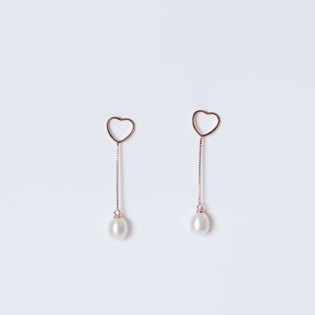 Dainty Rose Gold Earrings-2