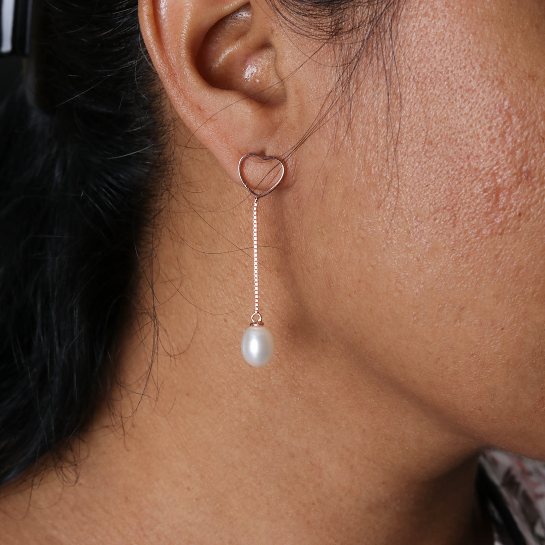 Dainty Rose Gold Earrings-4