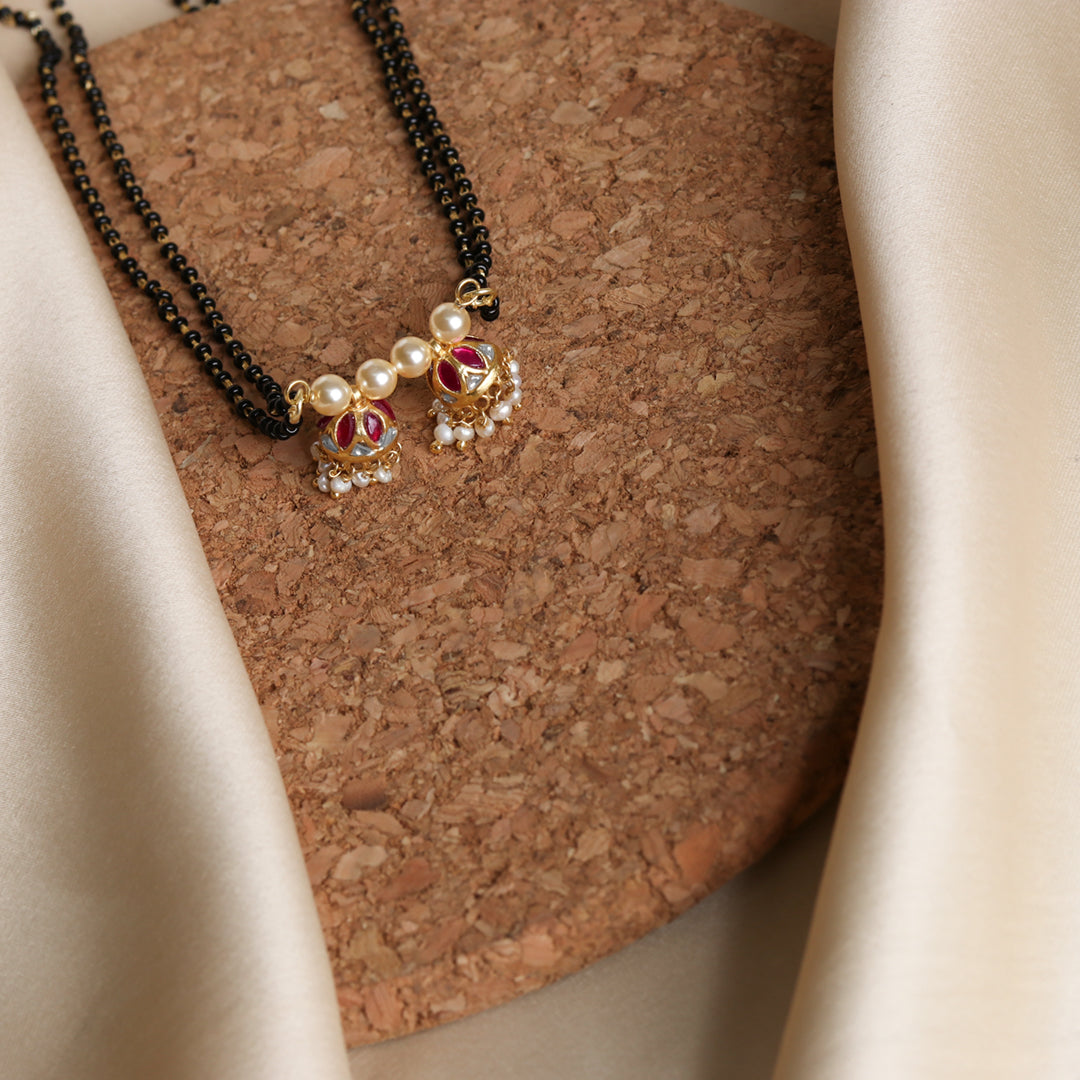 Goldplated Jhumki Mangalsutra-3
