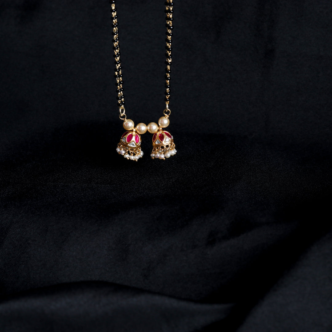 Goldplated Jhumki Mangalsutra-4