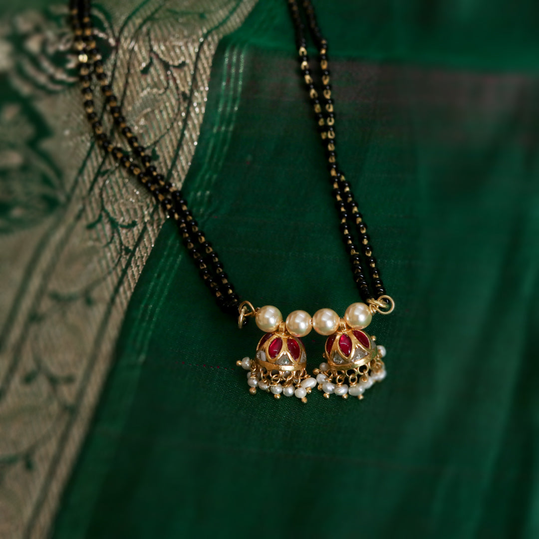 Goldplated Jhumki Mangalsutra-2