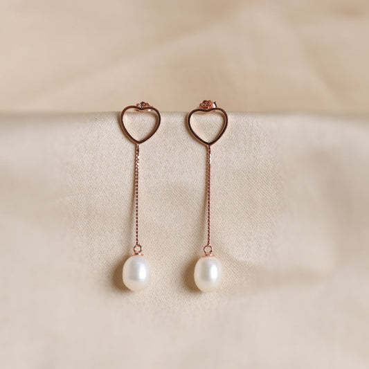 Dainty Rose Gold Earrings-1