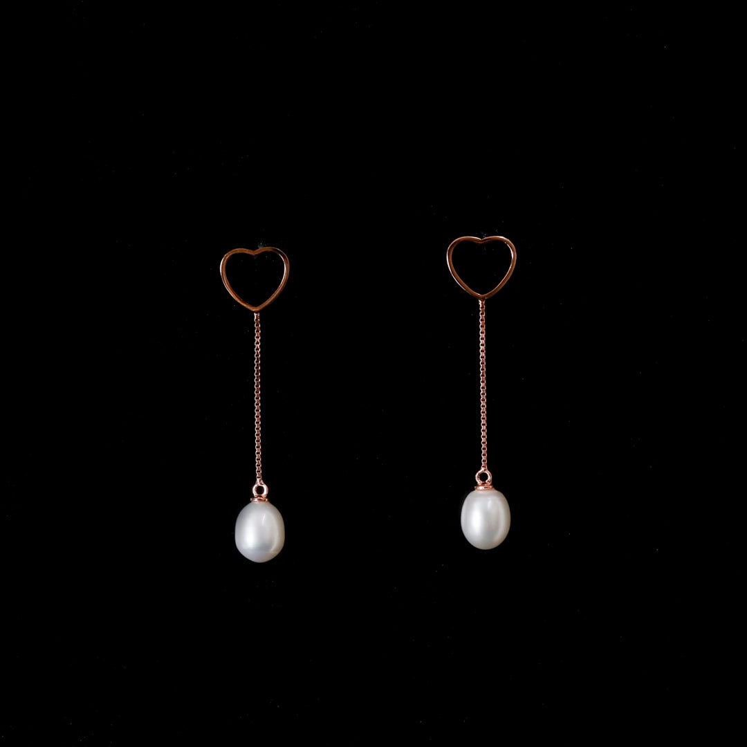 Dainty Rose Gold Earrings-3