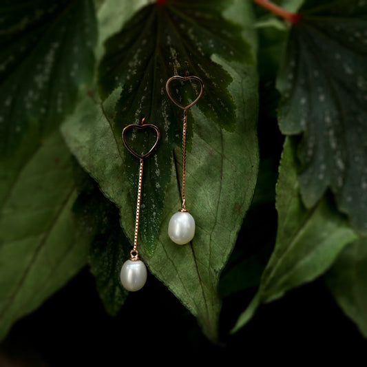 Dainty Rose Gold Earrings-0
