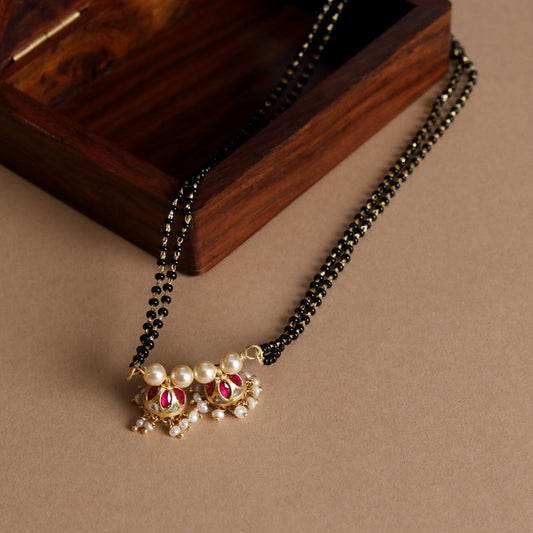 Goldplated Jhumki Mangalsutra-0