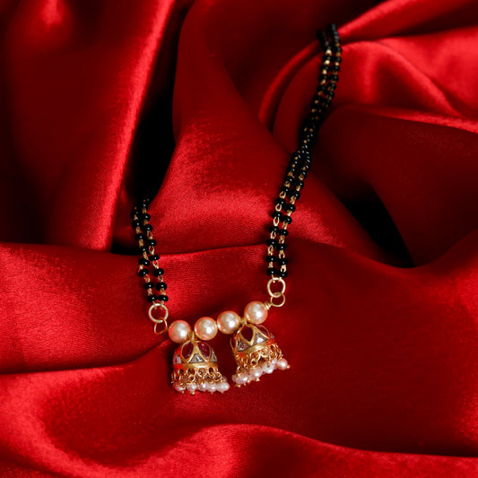 Goldplated Jhumki Mangalsutra-1