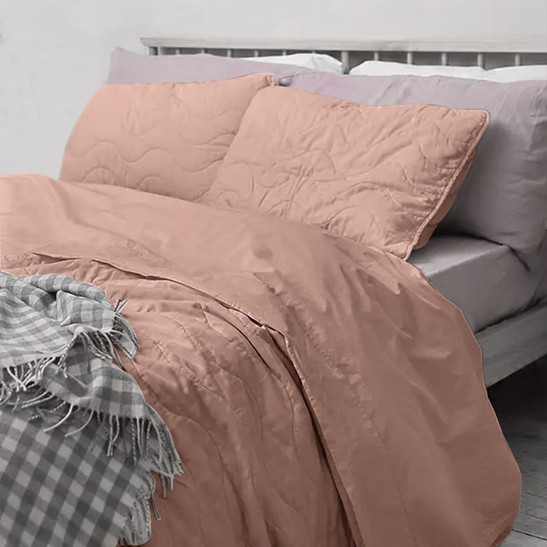 Piglet stitch - Pure Cotton Sateen Quilt Sets-6